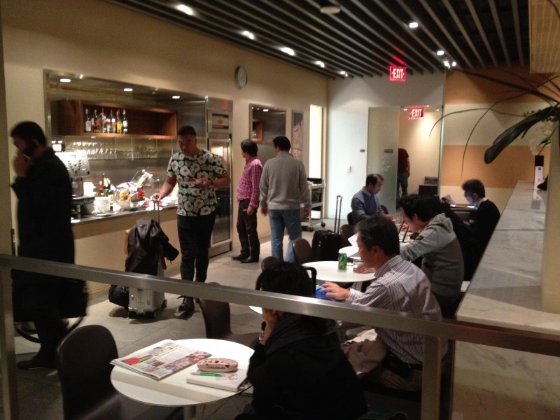Some food/drinks and a little more seating. Again, this place is like a zoo!