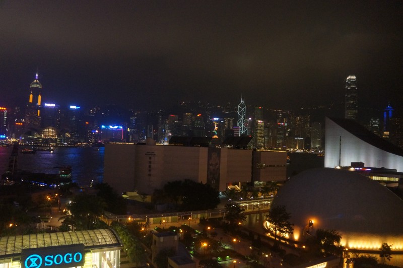 ...but the night view was awesome!