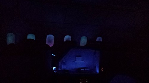 I know it's not a great picture, but the windows are about 90% black, while the remaining 10% is the fact you can still sort of see through them.