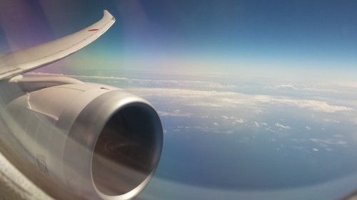 The famous 787 Dreamliner wing, Japanese style.
