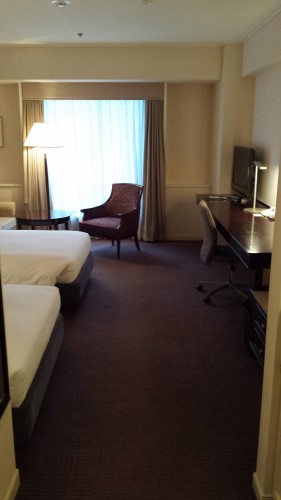 The room was bigger than I expected.