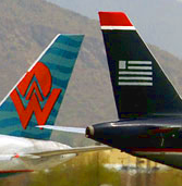 tail fin of a plane