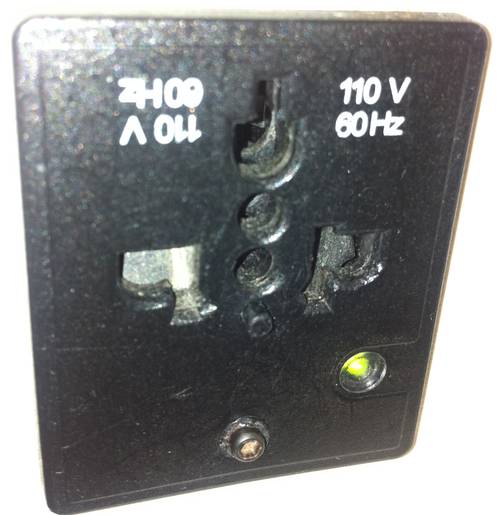 a black square with white text