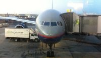 a plane at an airport