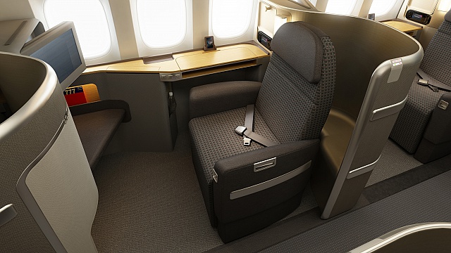 a seat belt on a seat in an airplane