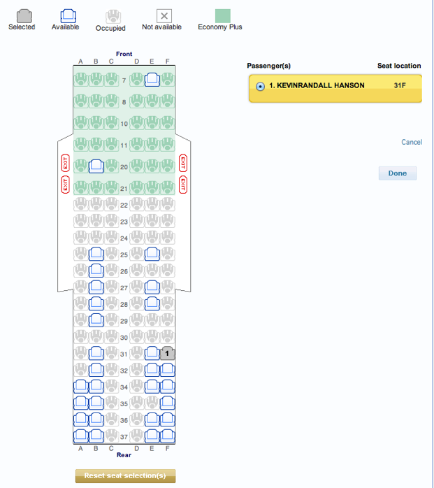 seatmap