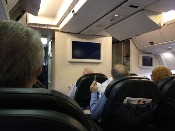 picture of interior of plane