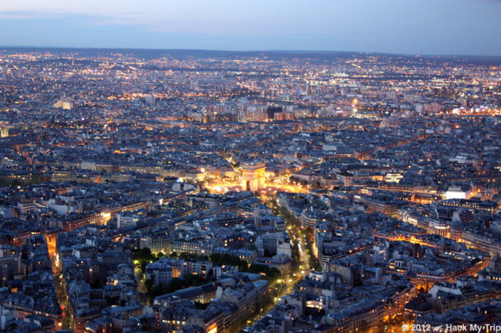 view from the Eiffel Tower