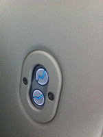 a close up of a power outlet