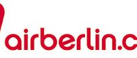 a red and white logo