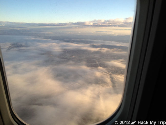 view of San Francisco from a plane