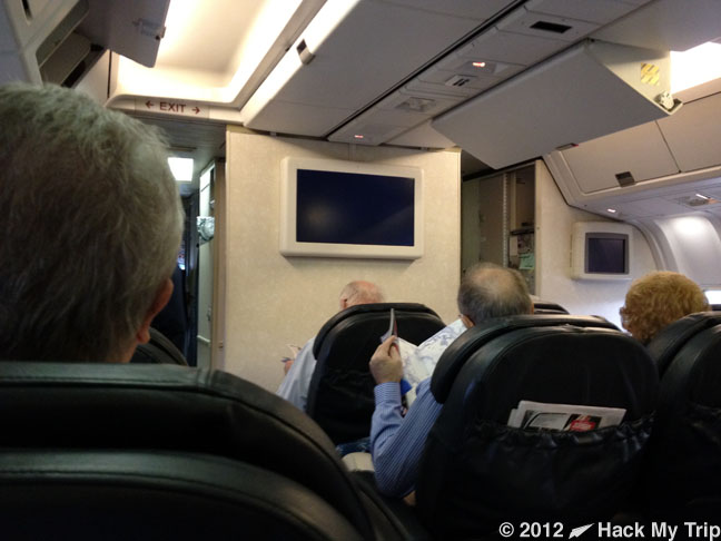 picture of plane cabin interior