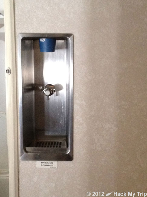 picture of airplane drinking fountain