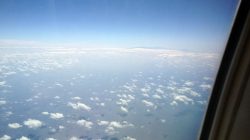 clouds and clouds from an airplane