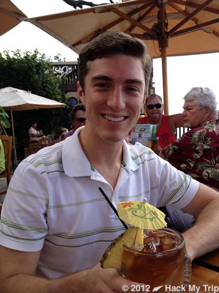 picture of Scott with a Mai Tai