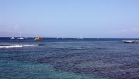 a body of water with boats in the water