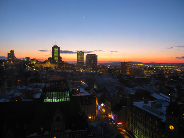 le_chateau_frontenac_dusk