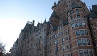 a large brick building with many windows