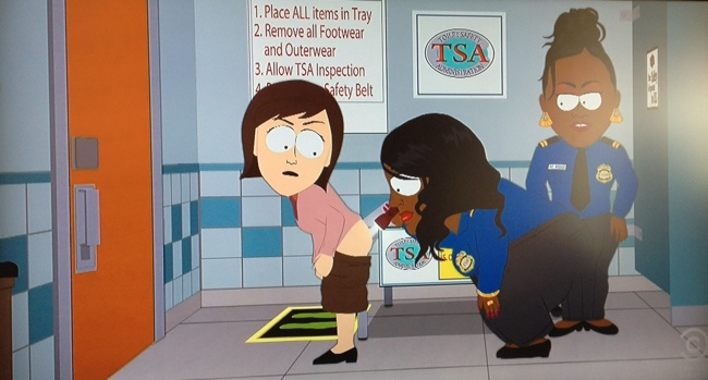 cartoon of a woman with a woman in a bathroom