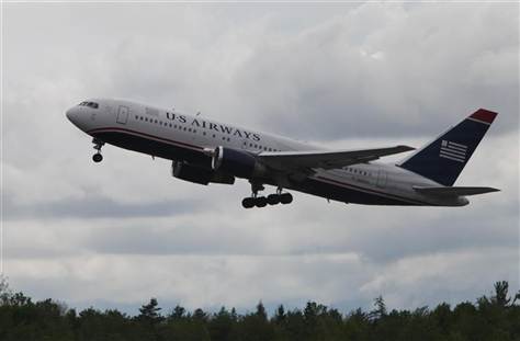 a plane flying in the sky