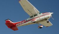 a plane flying in the sky