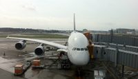 an airplane at an airport