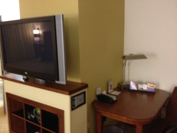 picture of hotel television