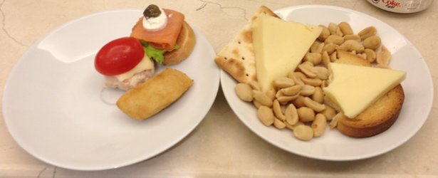 a plate of food on a table