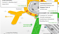 a map of an airport