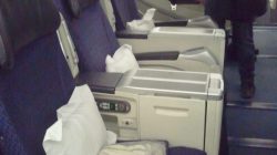 a group of people in an airplane