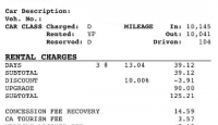 a black and white receipt