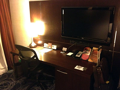 picture of hotel desk