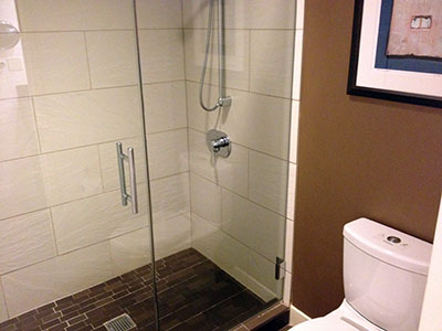 picture of hotel shower