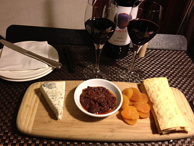 picture of wine and cheese