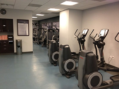 picture of hotel gym