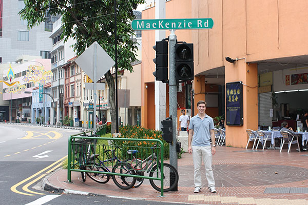 picture of Scott by MacKenzie Rd street sign