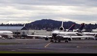 a large airplane on the runway