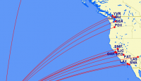 a map of the north america