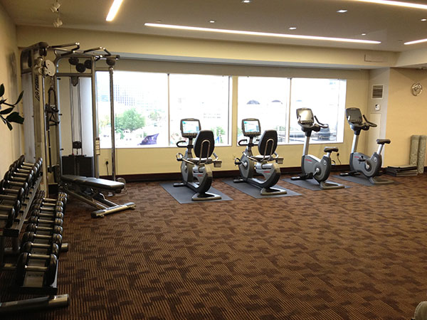 picture of hotel gym