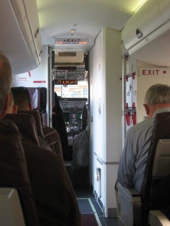 picture of plane interior