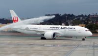 a jet plane on the runway