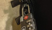 a lock on a zipper