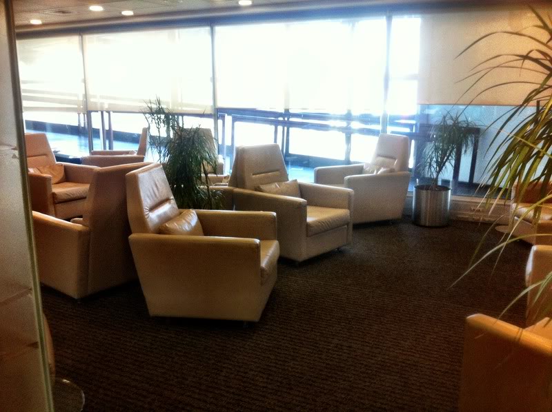 a room with chairs and plants
