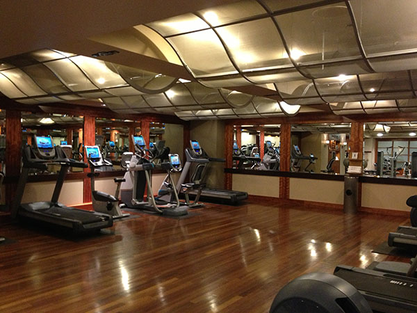 picture of hotel gym