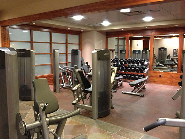 picture of hotel gym