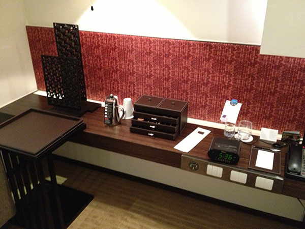 picture of hotel desk