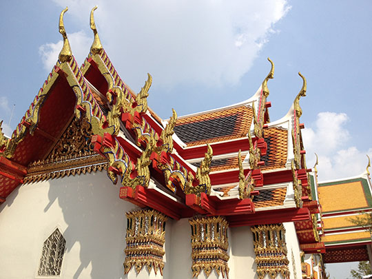 picture of temple roof