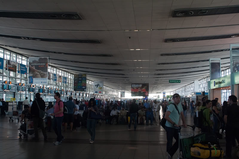 a group of people in a terminal