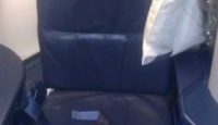 a seat belt on a seat