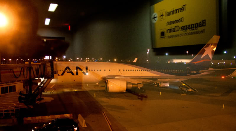 an airplane at an airport